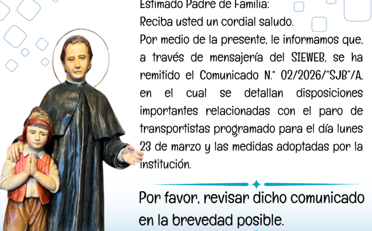  𝐂𝐨𝐦𝐮𝐧𝐢𝐜𝐚𝐝𝐨 𝐈𝐦𝐩𝐨𝐫𝐭𝐚𝐧𝐭𝐞